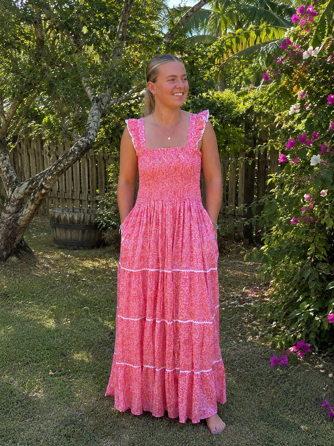 Sunset Bloom Dress